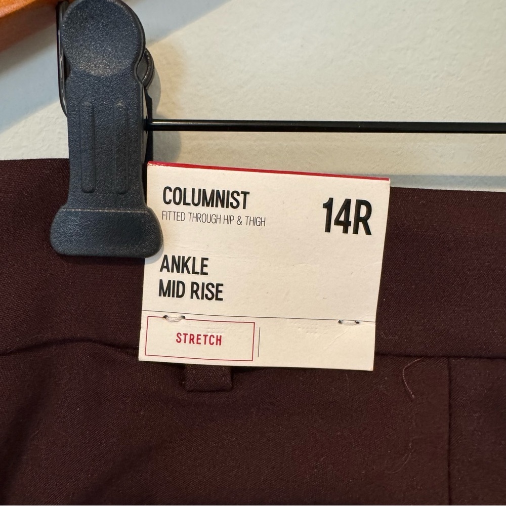 Express Rich Burgundy Pants - Picture 5 of 6